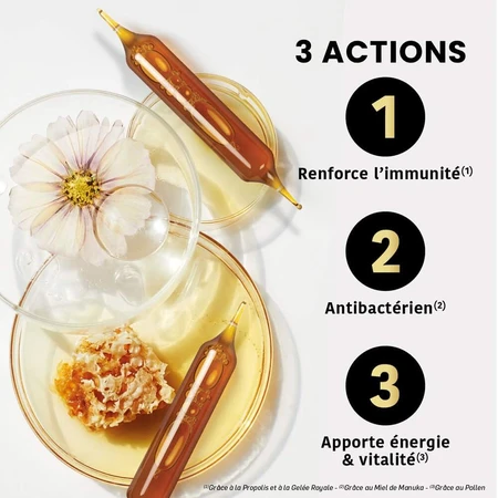 Santarome Miel de Manuka Ecológica Jalea Real Polen Propóleo 20 viales