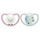 Nuk Night Space fysiologische fopspenen 0 tot 6 maanden x2