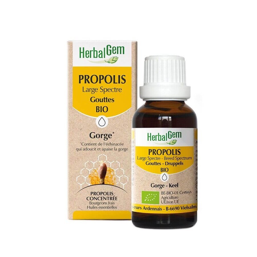 Herbalgem Propóleo Bio Gotas Amplio Espectro 15ml