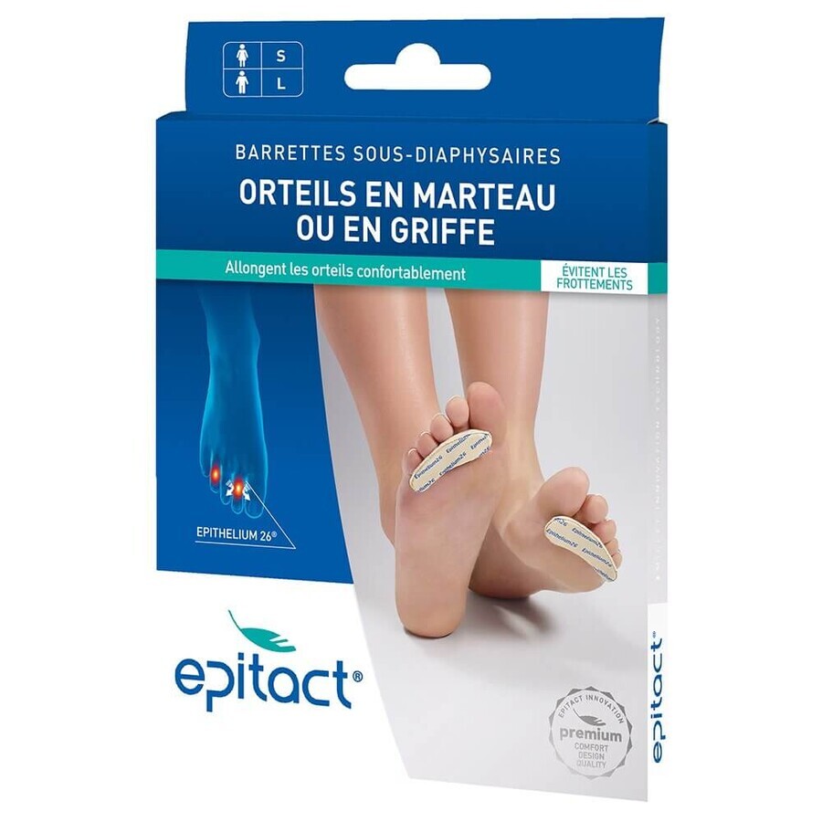 Epitact Epithelium 26 Hammer toe or claw toe Subdiaphyseal bars