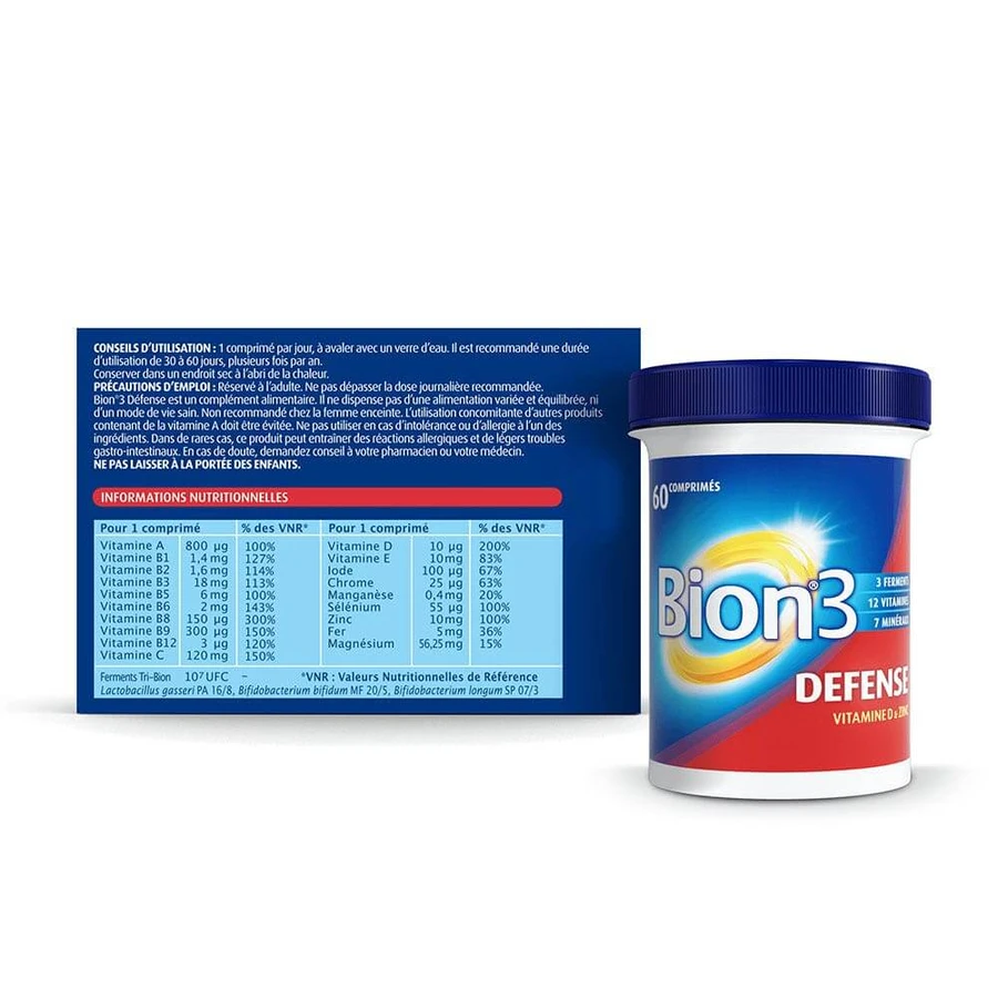 Bion3 Adult verdediging 60 tabletten