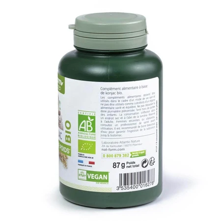 Nat&Form KONJAC BIO 200 cápsulas