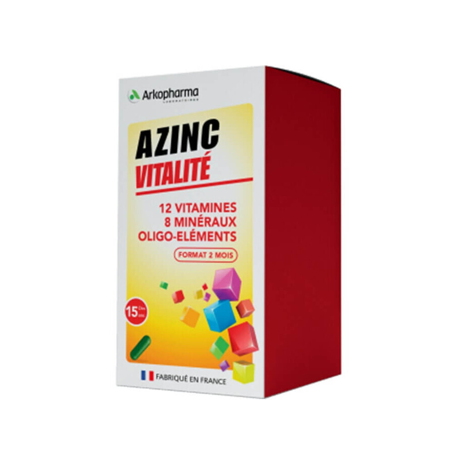 Arkopharma Azinc Shape and Vitality Adult 120 capsules