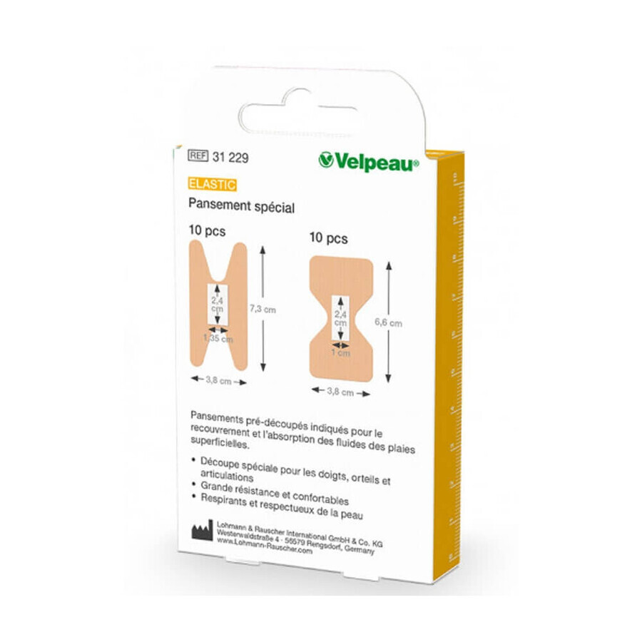 Lohmann Rauscher Velpeau Apósitos especiales para dedos x20