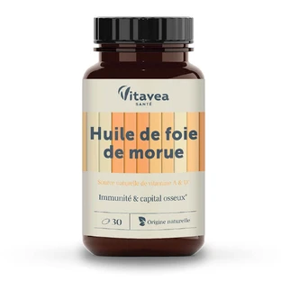 Vitavea Santé Nutri'sentiels Aceite de hígado de bacalao para la formación de huesos 30 cápsulas