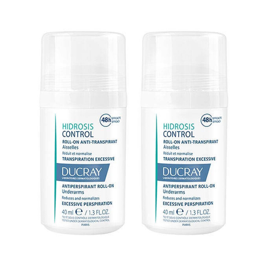 Comprar Ducray Hidrosis Control Roll-on antitranspirante para axilas 2x40ml Ducray Hidrosis Control Roll-on antitranspirante para axilas 2x40ml