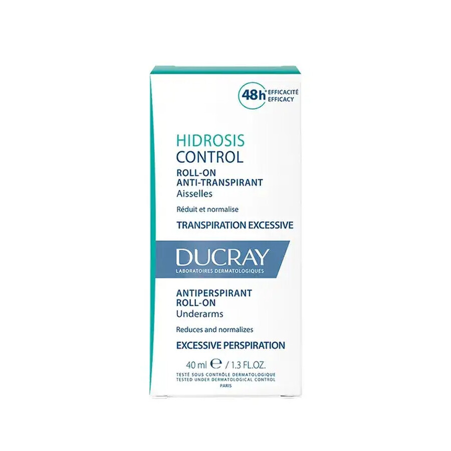 Ducray Hidrosis Control Roll-on antitranspirante para axilas 2x40ml Ducray Hidrosis Control Roll-on antitranspirante para axilas 2x40ml