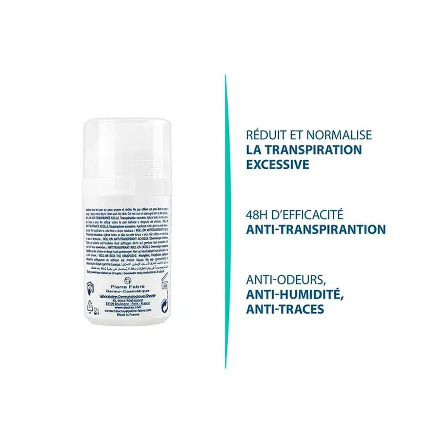 Ducray Hidrosis Control Roll-on antitranspirante para axilas 2x40ml Ducray Hidrosis Control Roll-on antitranspirante para axilas 2x40ml