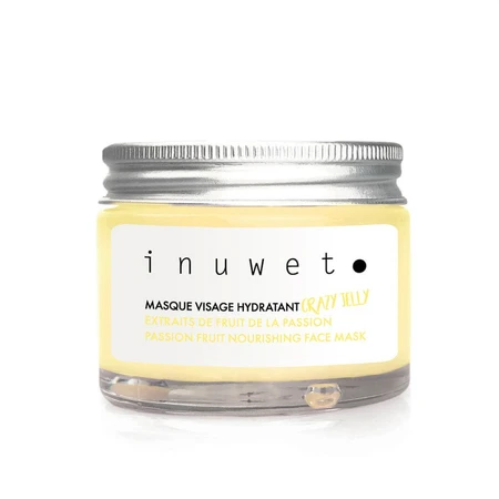 Inuwet Crazy Jelly Natürliche feuchtigkeitsspendende Gel-Gesichtsmaske Ananas-Duft gelb 50ml