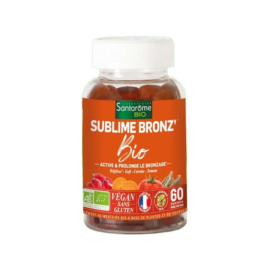 Santarome Sublime Bronzer Bio Sublime, prolonge le bronzage 60 gommine