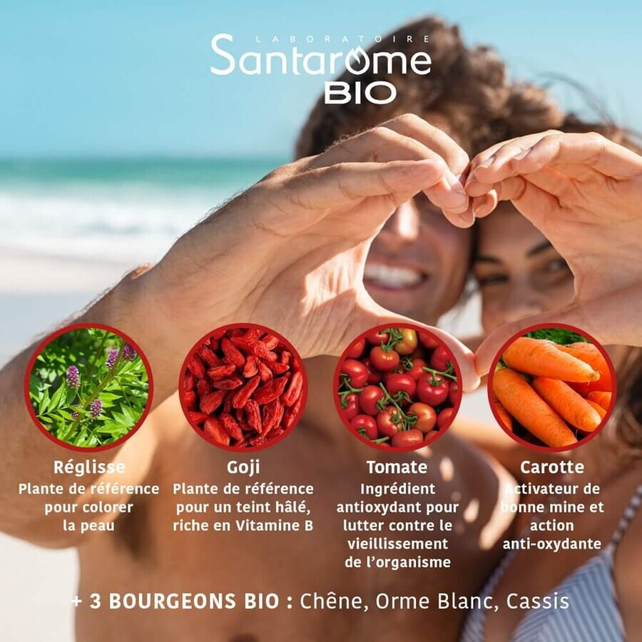 Santarome Sublime Bronzer Bio Sublime, prolonge le bronzage 60 gommine