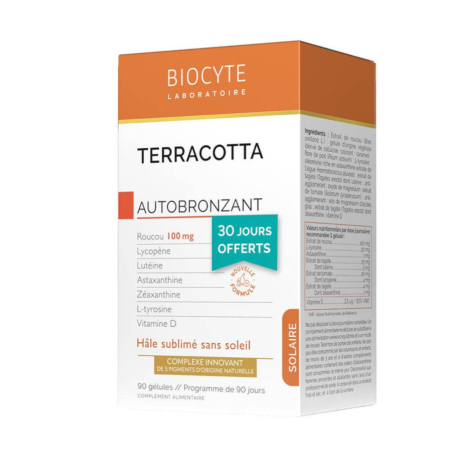 Cumpără Biocyte Solari Cocktail auto-bronzant Terracotta 90 Capsule Biocyte Solari Cocktail auto-bronzant Terracotta 90 Capsule