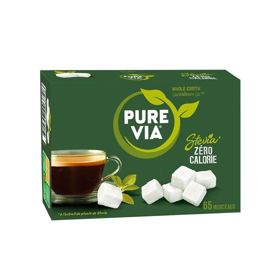 Buy Pure Via Stevia Zero Calorie Sugar 65 Pieces Pure Via Stevia Zero Calorie Sugar 65 Pieces