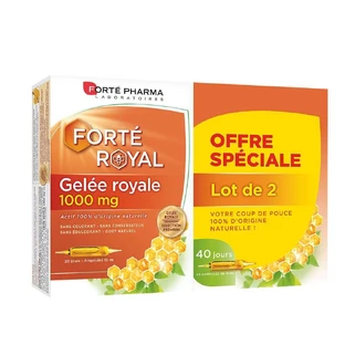 Forté Pharma Forté Royal Gelee Royal 1000 mg 2x20 Glühbirnen