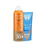 Vichy Capital Soleil Invisible Moisturizing Mist SPF50 200ml +Latte Doposole 100ml Gratuito Capital Soleil Vichy SPF50 200ml +Latte Doposole 100ml Gratuito