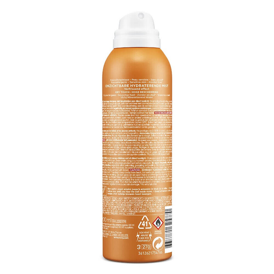 Vichy Capital Soleil Brume Hydratante Invisible SPF50 200ml +Lait Apaisant Après-soleil 100ml Offert Vichy Capital Soleil Brume Hydratante Invisible SPF50 200ml +Lait Apaisant Après-soleil 100ml Offert