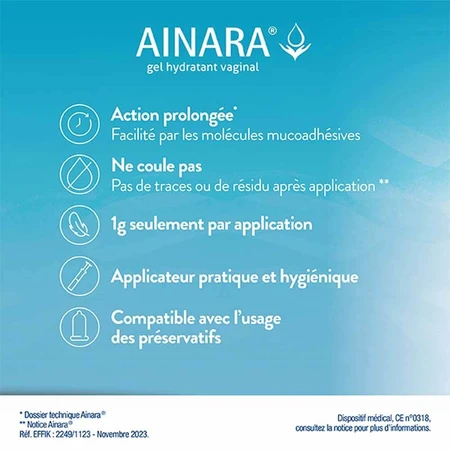Effik Ainara - Gel vaginal hidratante 30g