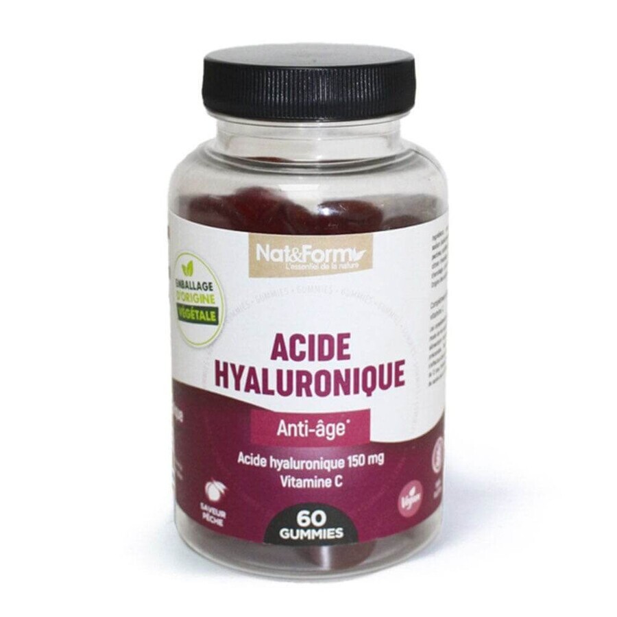 Nat&Form Acide Hyaluronique Anti-âge 60 Gummis