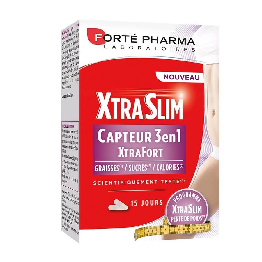 Comprar Forté Pharma XtraSlim Capture 3en1 60 Cápsulas Forté Pharma XtraSlim Capture 3en1 60 Cápsulas