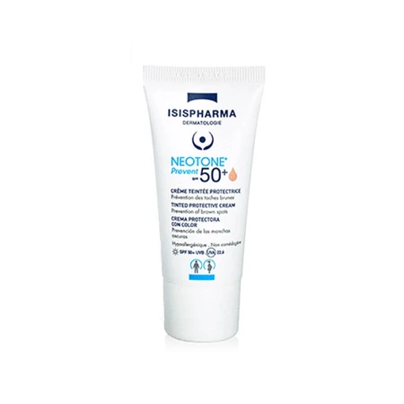 Isispharma Neotone Beschermende Getinte Crème Spf50+ Voorkomen Medium Tint 30ml