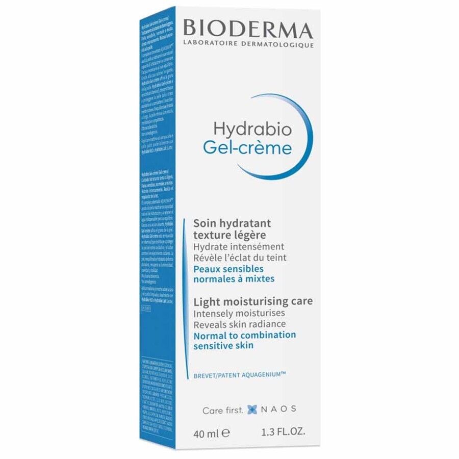 Bioderma Hydrabio Trattamento Idratante Texture Leggera Pelli Sensibili Normali a Miste 40ml