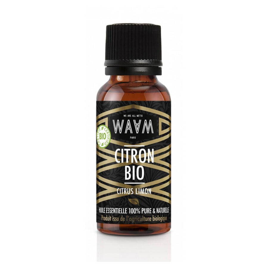Waam biologische citroen etherische olie 10ml