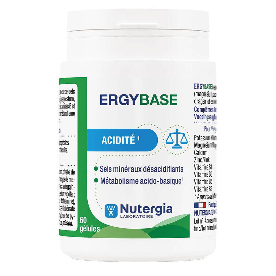 Nutergia Ergybase Acidity 60 Capsules