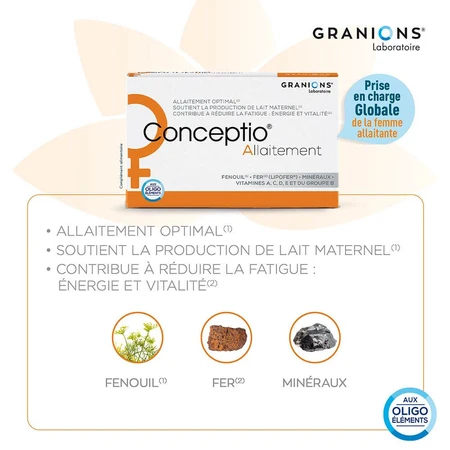 Granions Conceptio Allaitement 60 Gelules