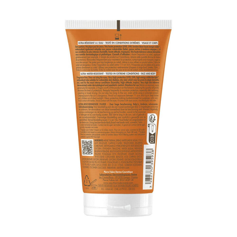 Avène Solari Fluide Ultra Protection Intense Protect SPF50+ 150ml