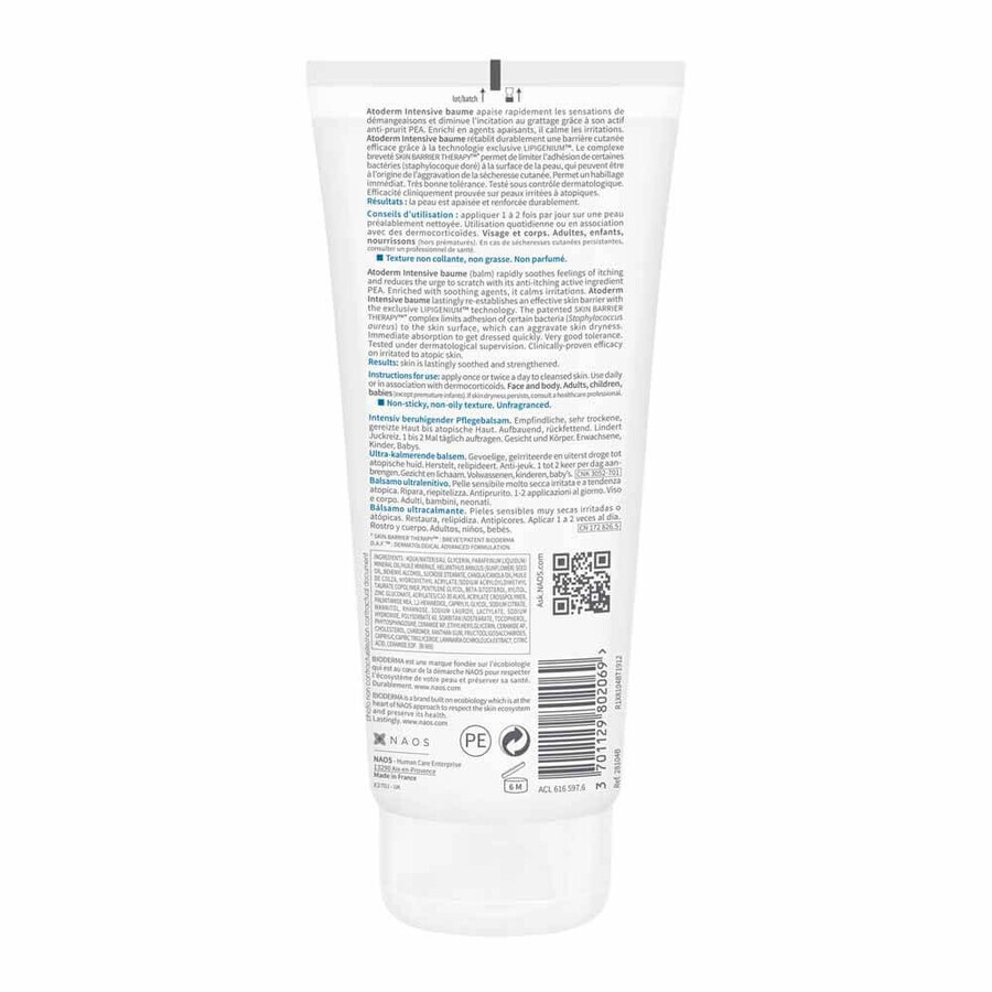 Bioderma Atoderm Ultra Soothing Face and Body Cream, piele foarte uscată și atopică 200ml Bioderma Atoderm Ultra Soothing Face and Body Cream, piele foarte uscată și atopică 200ml