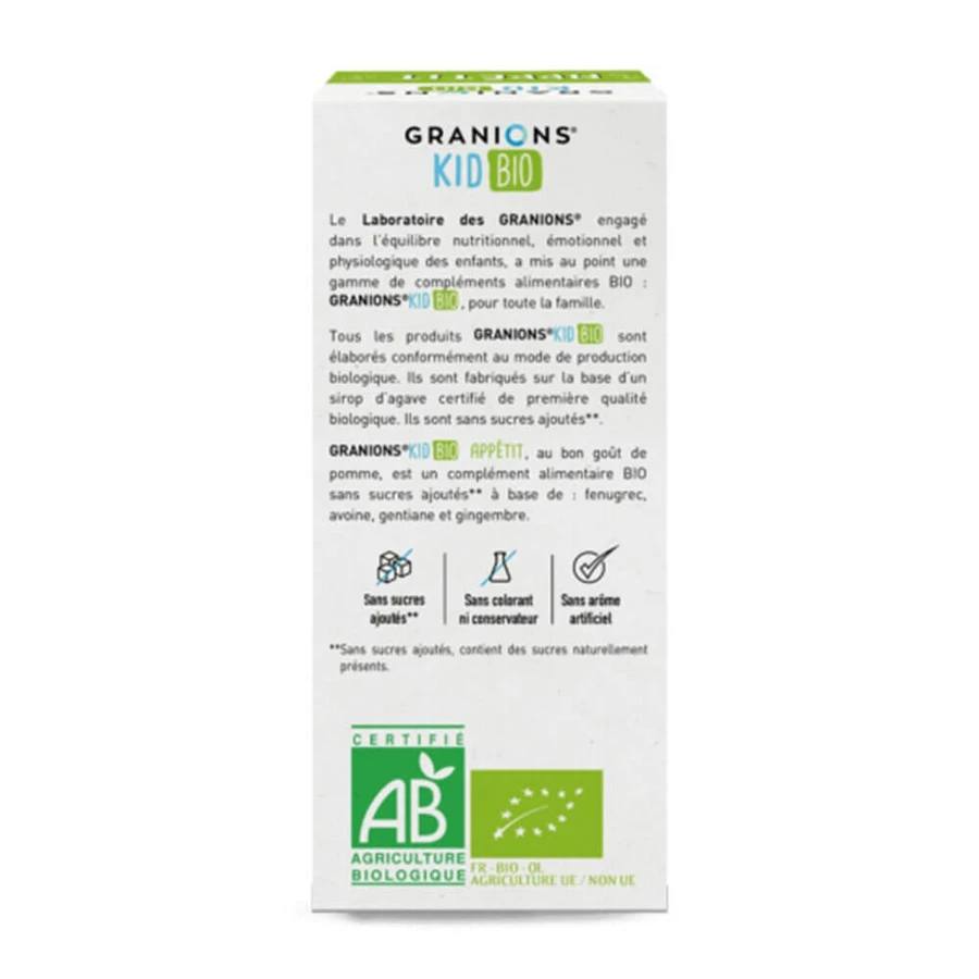 Granions Eetlust KID Bio 125 ml