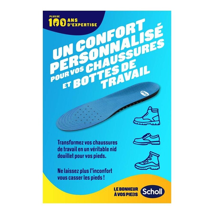 Scholl Expert Support Semelles Confort Chaussures Professionnelles 1 paire