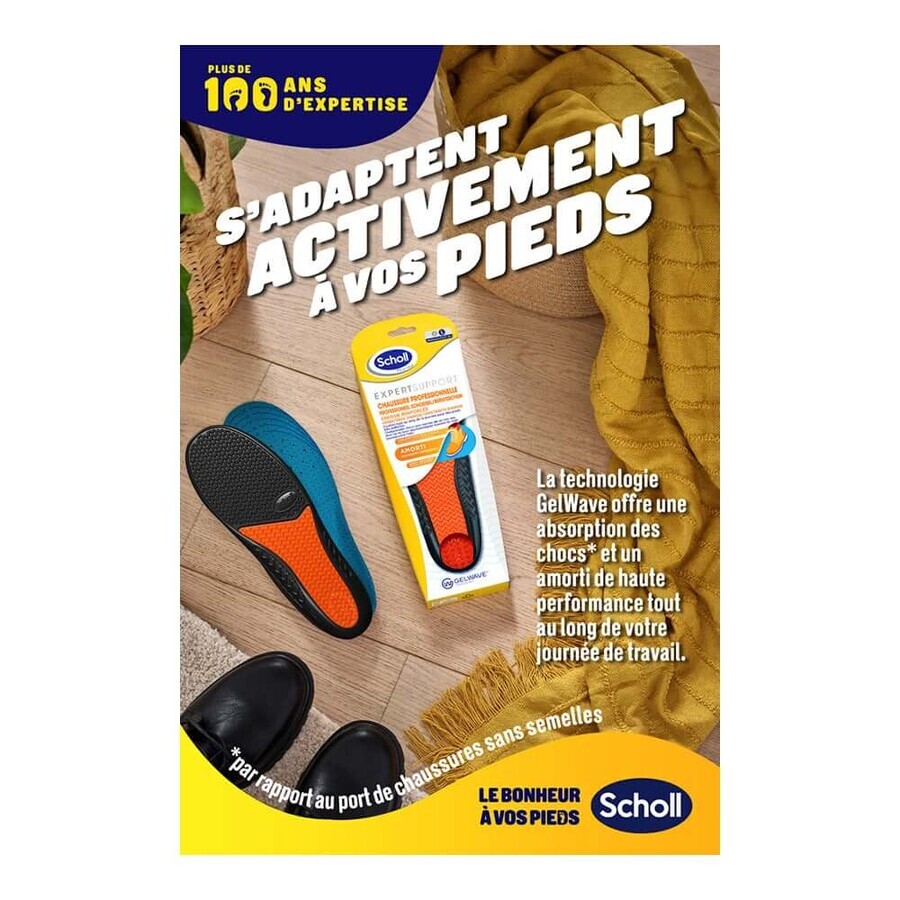 Scholl Expert Support Semelles Confort Chaussures Professionnelles 1 paire