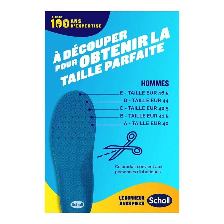 Scholl Expert Support Semelles Confort Chaussures Professionnelles 1 paire