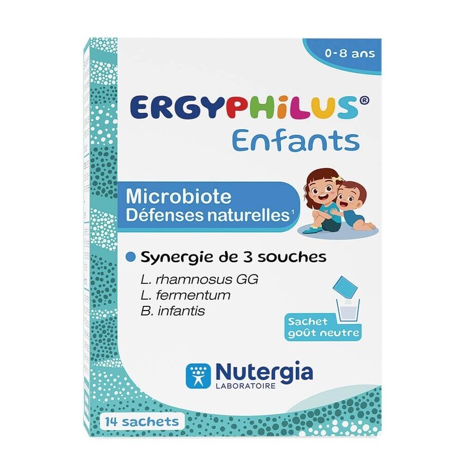 Nutergia Ergyphilus Baby's Microbiota Neutral Taste 14 Sachets