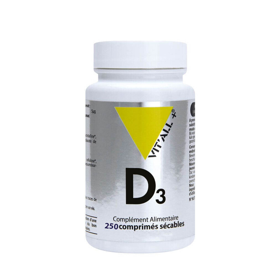 Vit'All+ Vitamine D3 20µg 250 compresse