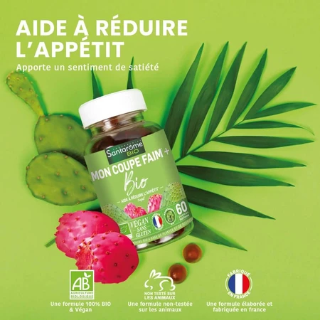 Santarome Mi supresor del apetito Bio Aide à la perte de poids 60 gommine