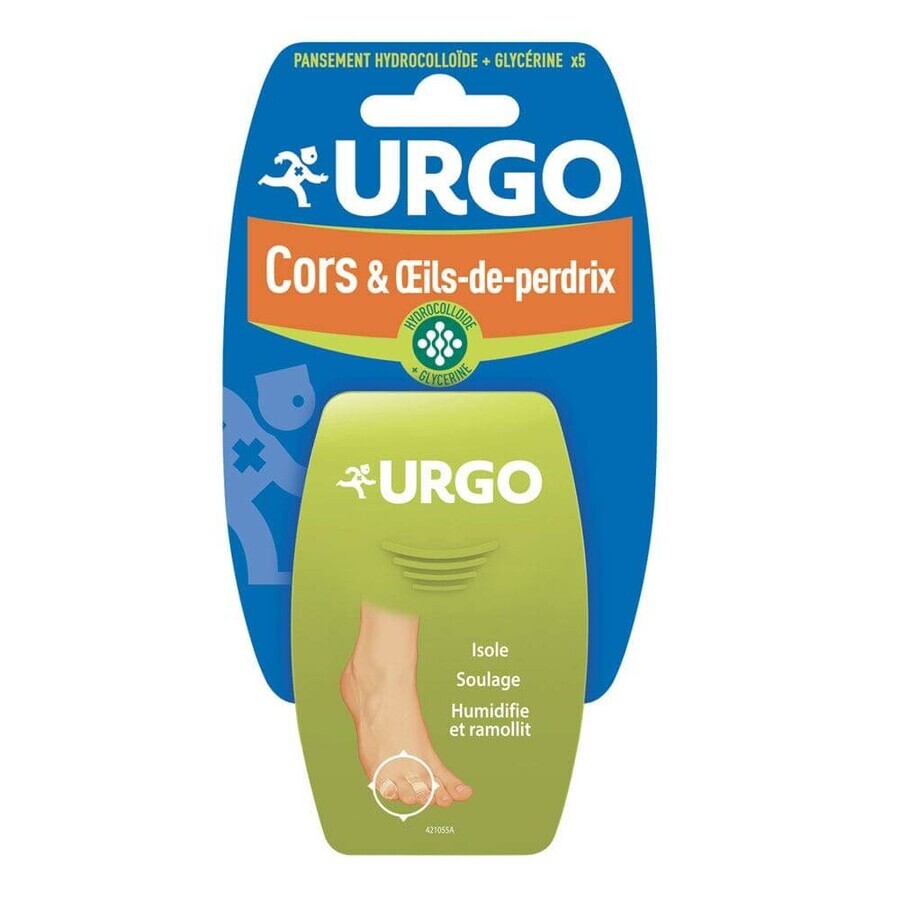 Urgo Corn and Partridge Eye Treatment 5 pansamente gel