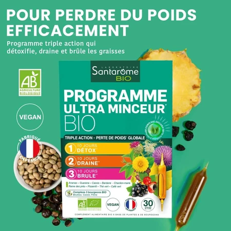 Santarome Programa Ultra Adelgazante 30 Ampollas BIO para Adelgazar 30 ampollas