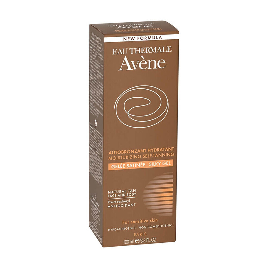 Avène Solari Self-tanning moisturizing satin gelée face and body sensitive skin 100ml Avène Solari Self-tanning moisturizing satin gelée face and body sensitive skin 100ml