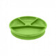Piatto di apprendimento compartimentato verde, Green Sprouts