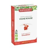 Superdiet Vigne Rouge Bio Circulation 20 Ampoules