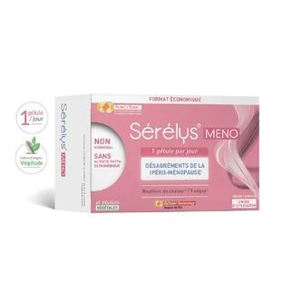 Serelys Pharma Perimenopauzale aandoeningen - Menopauze 60 tabletten Désagréments de la Menopause 60 gélules