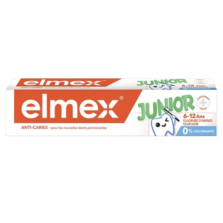 Elmex Pasta dentífrica Junior 6/12 años 75ml