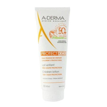 A-Derma Protect Lait Enfant très haute protection Spf50+ Kids 250ml