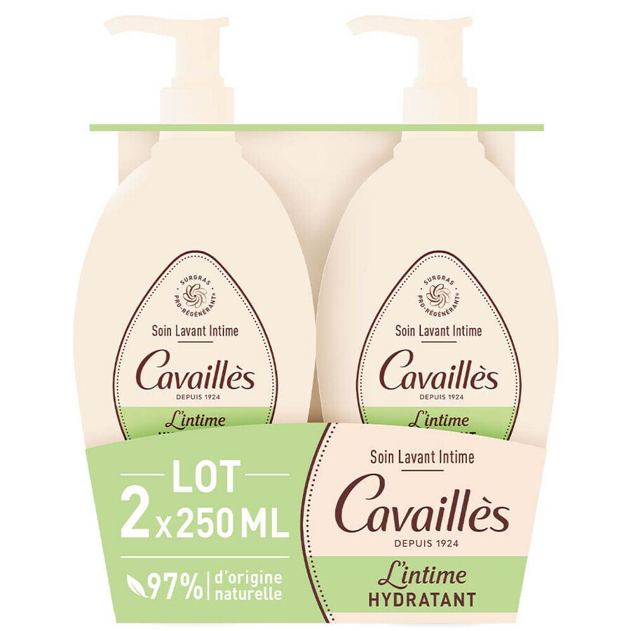 Buy Cavaillès Intimate Dryness Natural Moisturizing Cleanser 2x250ml Cavaillès Intimate Dryness Natural Moisturizing Cleanser 2x250ml