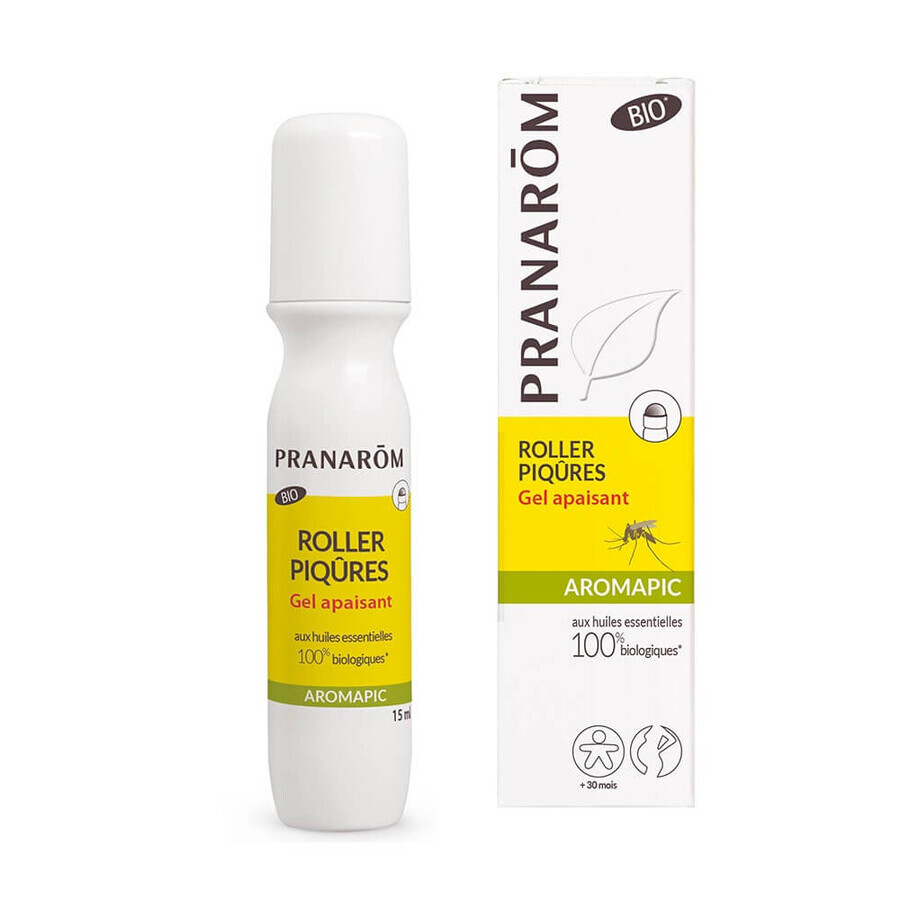 Pranarôm Aromapic Gel Roller Apaisant Piqures Bio 15 ml