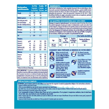 Nestlé Nidal Leche en Polvo 3 Crecimiento 1-3 años 800g