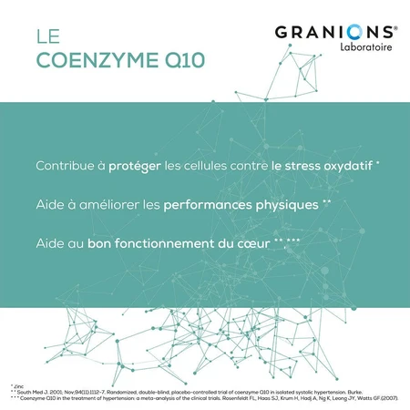 Granions Coenzyme Q10 30 Gelules 120mg