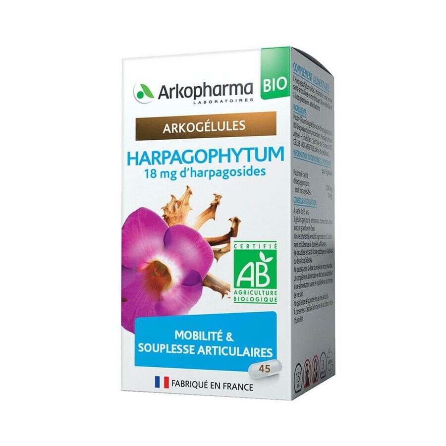 Arkopharma Arkocapsule Gheara Diavolului Bio Mobilitate și flexibilitate articulară 45 capsule